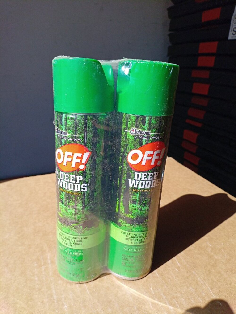 Off Deep Woods Insect Repellent V, 11 Ounce, 2 Pack